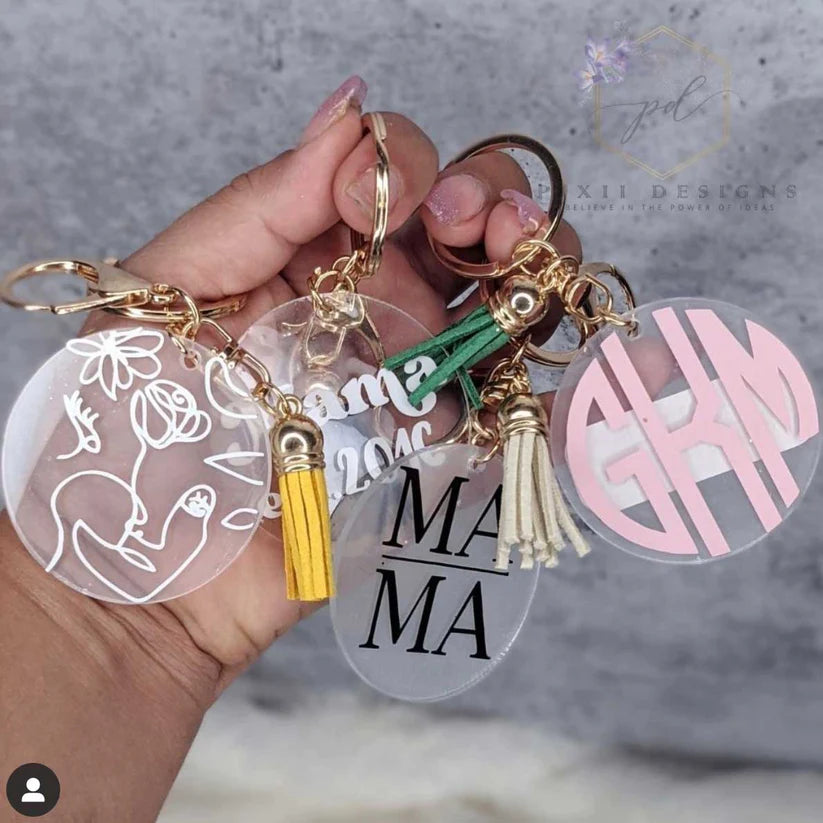 Round Keychains